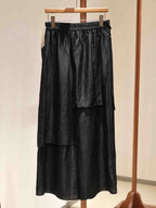 Exclusive Designer Collection, Floral Embroidery, Xiangyunsha Silk Pants