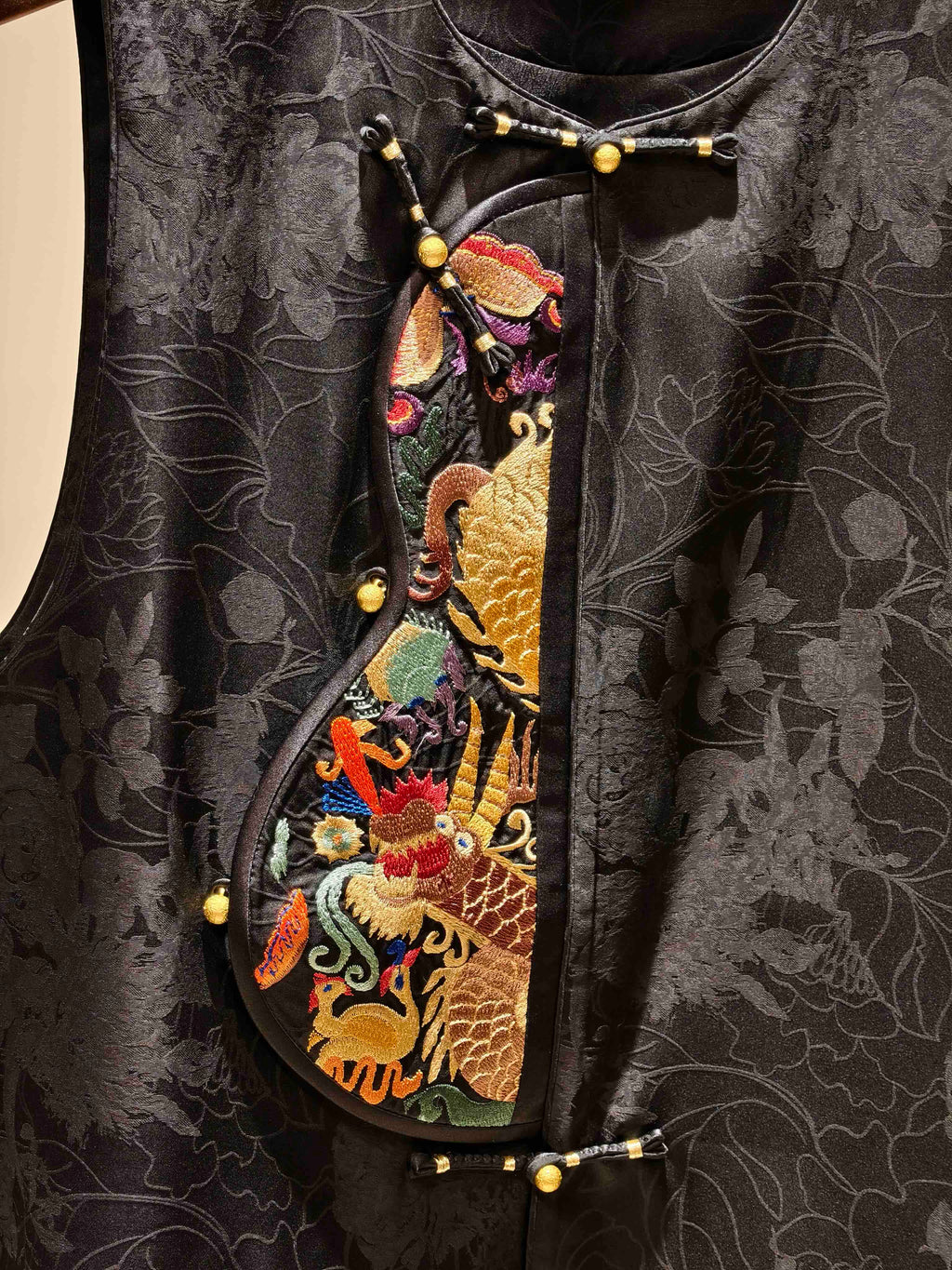 Miao Embroidery Silk Vest