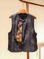 Miao Embroidery Silk Vest