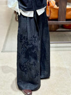 Phoenix Embroidery, Xiangyunsha Silk Pants