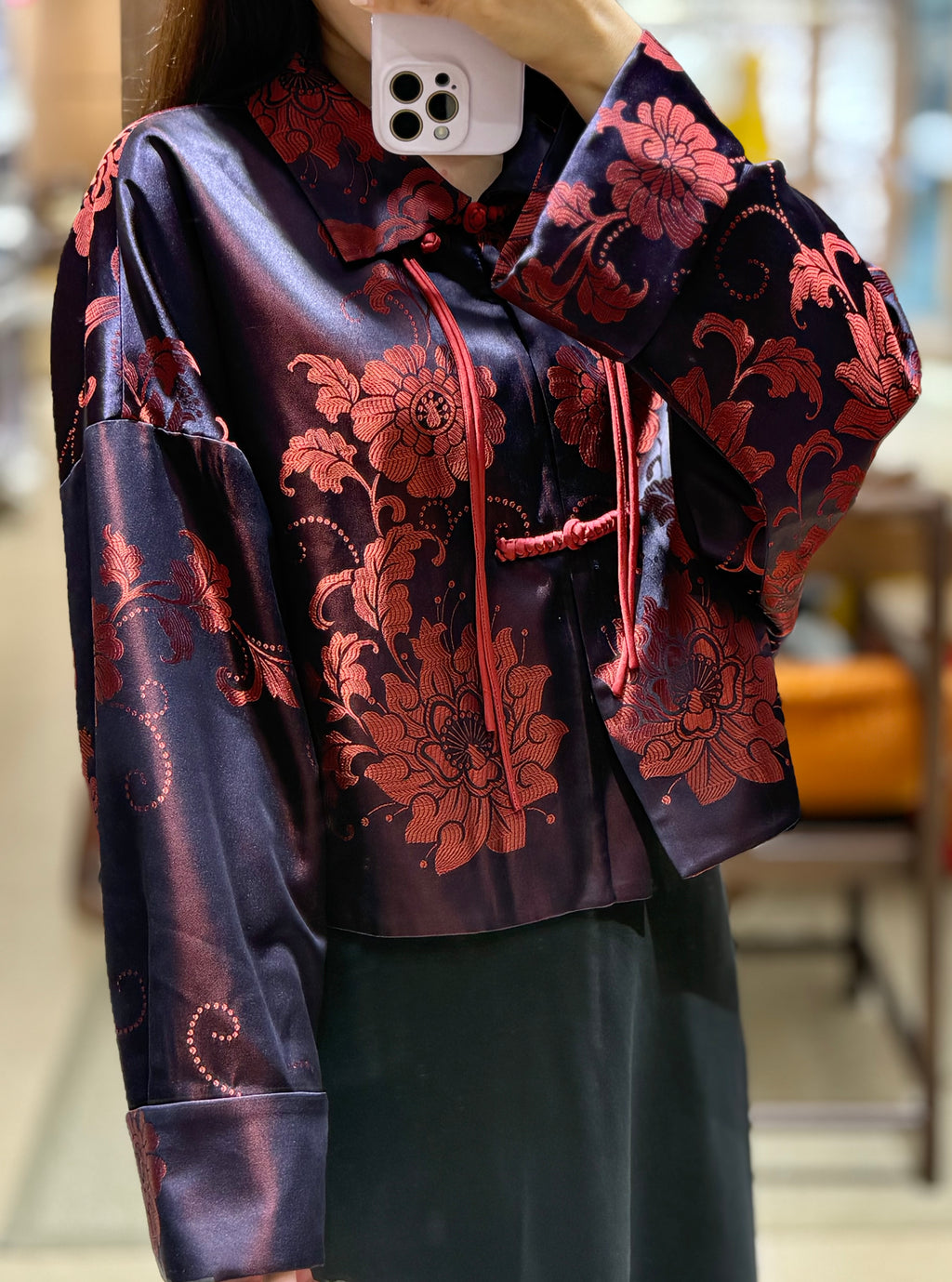 Classic Satin Silk Jacket