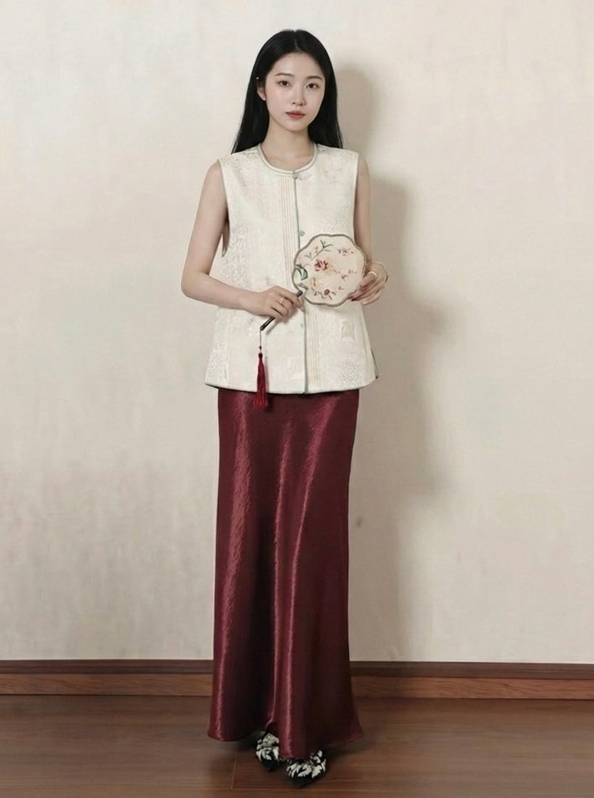 Silk Wool Vest