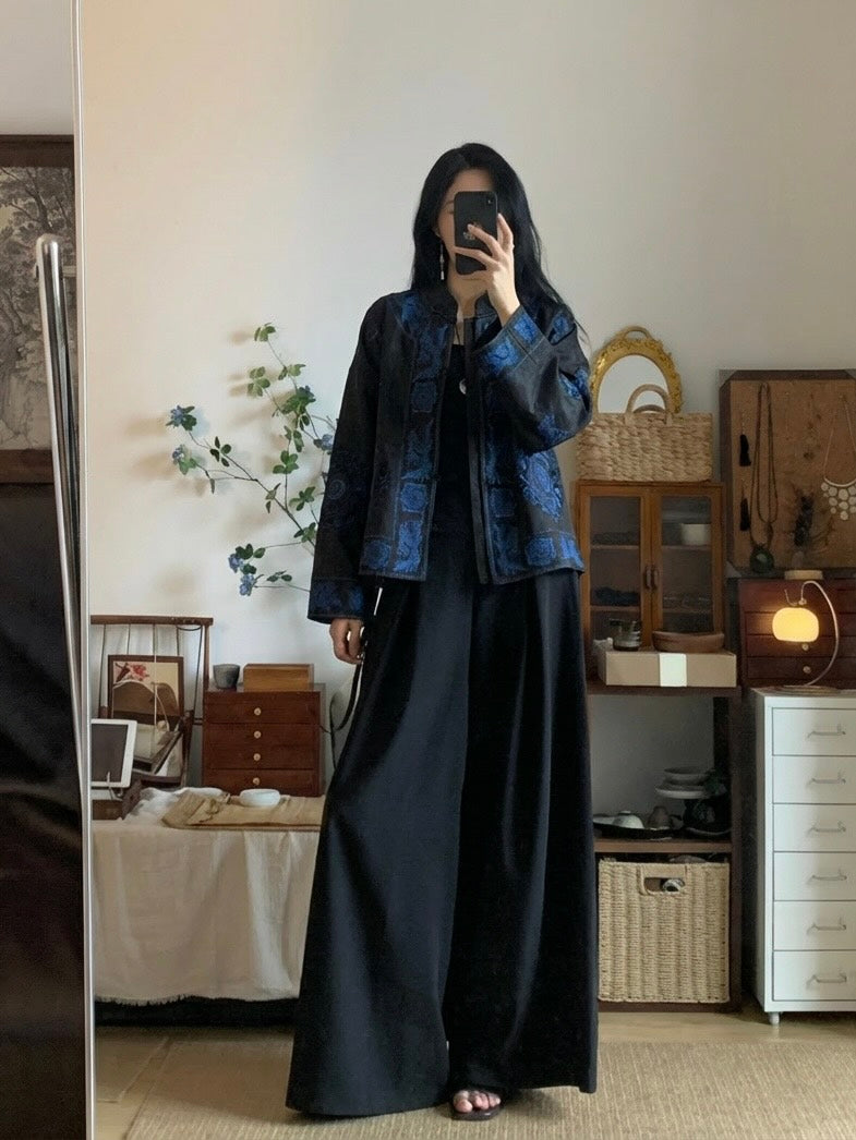 Embroidery Xiangyunsha Silk Coat